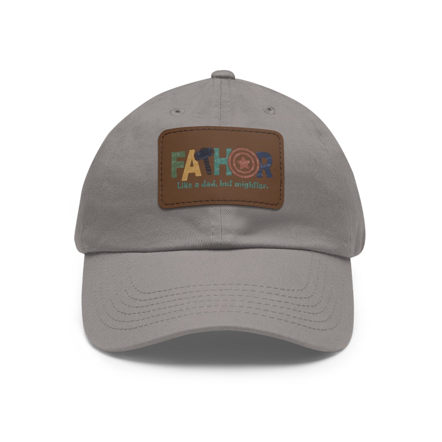 Stylish Dad Hat with Leather Patch - Perfect Gift for Fathers, Dads, Father's Day, Casual Wear, Outdoor Activities - Metamorphosis Creations