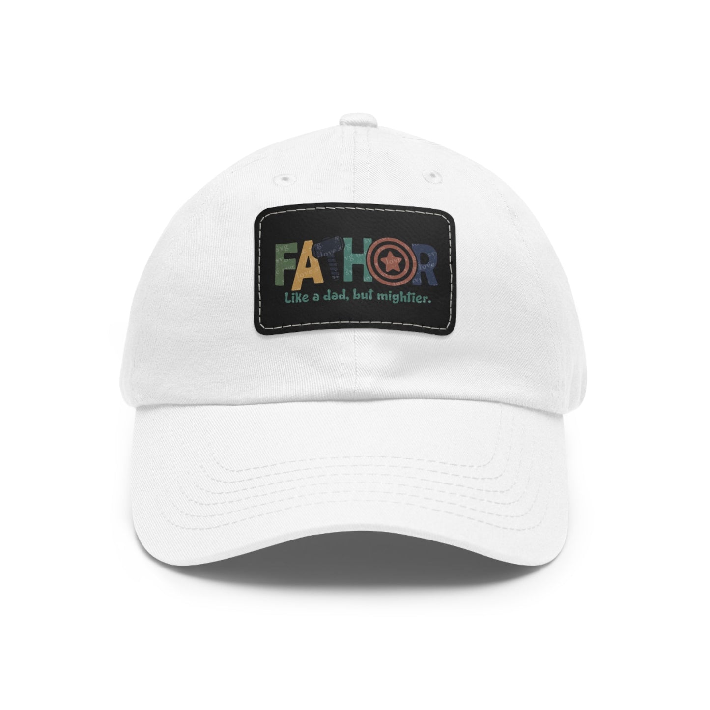 Stylish Dad Hat with Leather Patch - Perfect Gift for Fathers, Dads, Father's Day, Casual Wear, Outdoor Activities - Metamorphosis Creations
