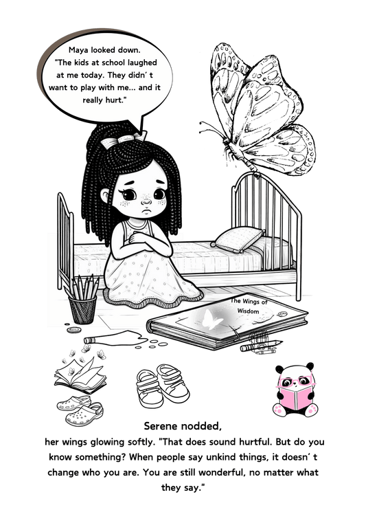 The Wings of the Wisdom: Believing in Me – Empowering Affirmation Coloring Book for Girls - Metamorphosis Creations