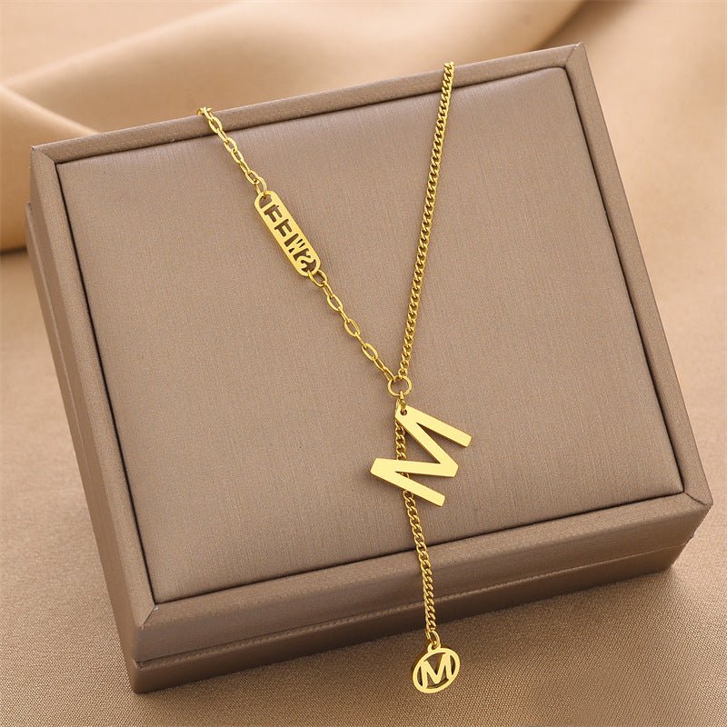 Titanium Steel Necklace Female Fashion Personality - Metamorphosis Creations