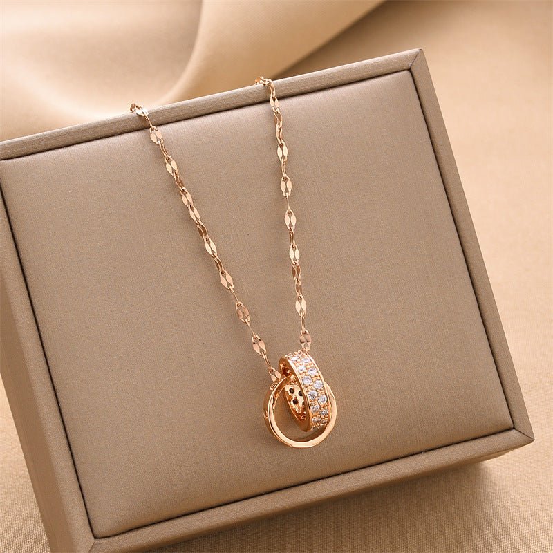 Titanium Steel Necklace Female Fashion Personality - Metamorphosis Creations