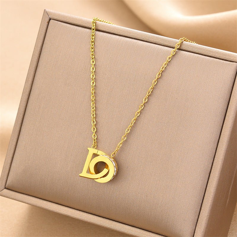 Titanium Steel Necklace Female Fashion Personality - Metamorphosis Creations