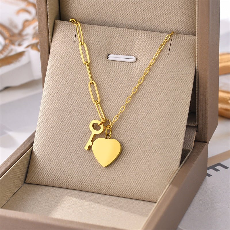 Titanium Steel Necklace Female Fashion Personality - Metamorphosis Creations