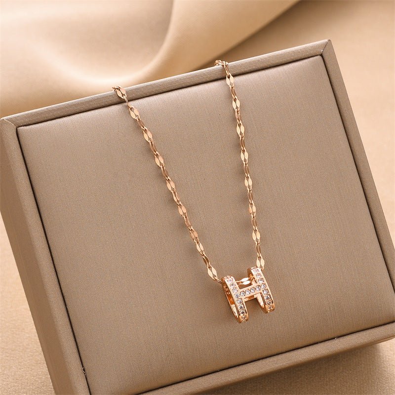 Titanium Steel Necklace Female Fashion Personality - Metamorphosis Creations