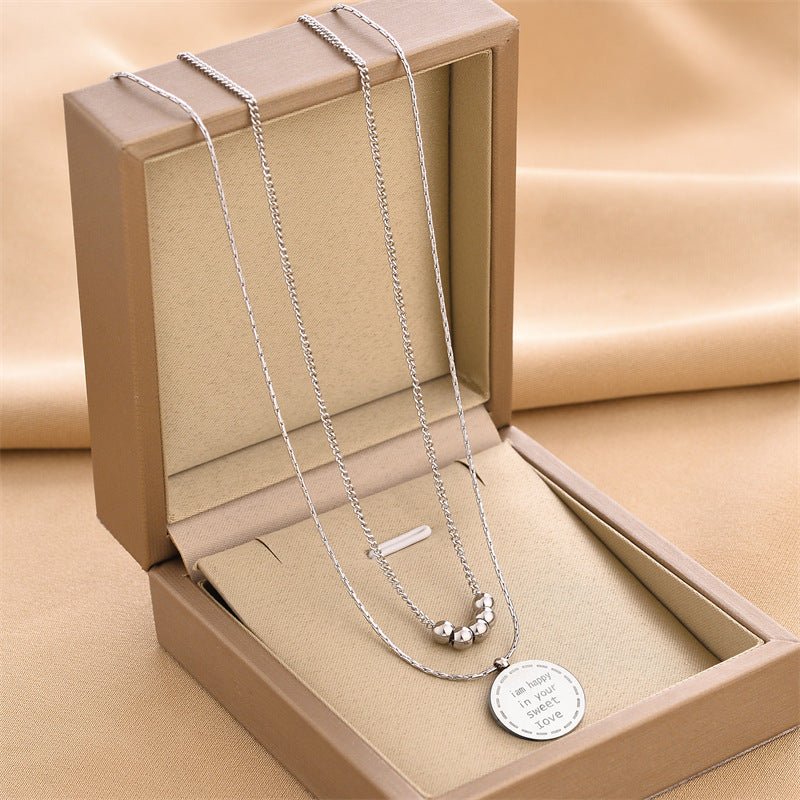 Titanium Steel Necklace Female Fashion Personality - Metamorphosis Creations