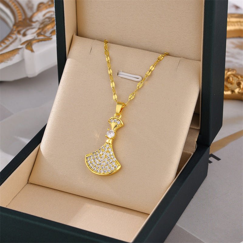 Titanium Steel Necklace Female Fashion Personality - Metamorphosis Creations