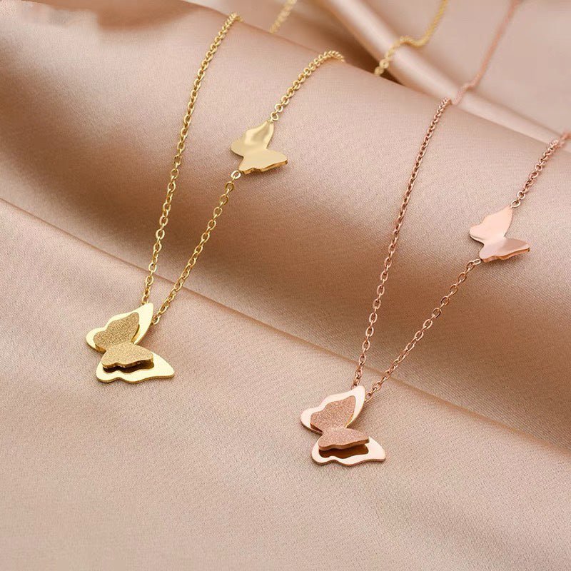 Titanium Steel Necklace Female Fashion Personality - Metamorphosis Creations
