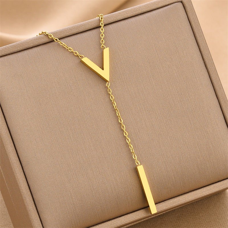 Titanium Steel Necklace Female Fashion Personality - Metamorphosis Creations