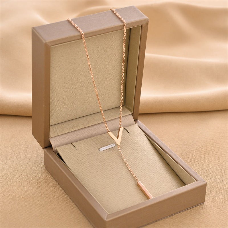 Titanium Steel Necklace Female Fashion Personality - Metamorphosis Creations