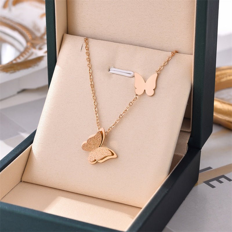 Titanium Steel Necklace Female Fashion Personality - Metamorphosis Creations
