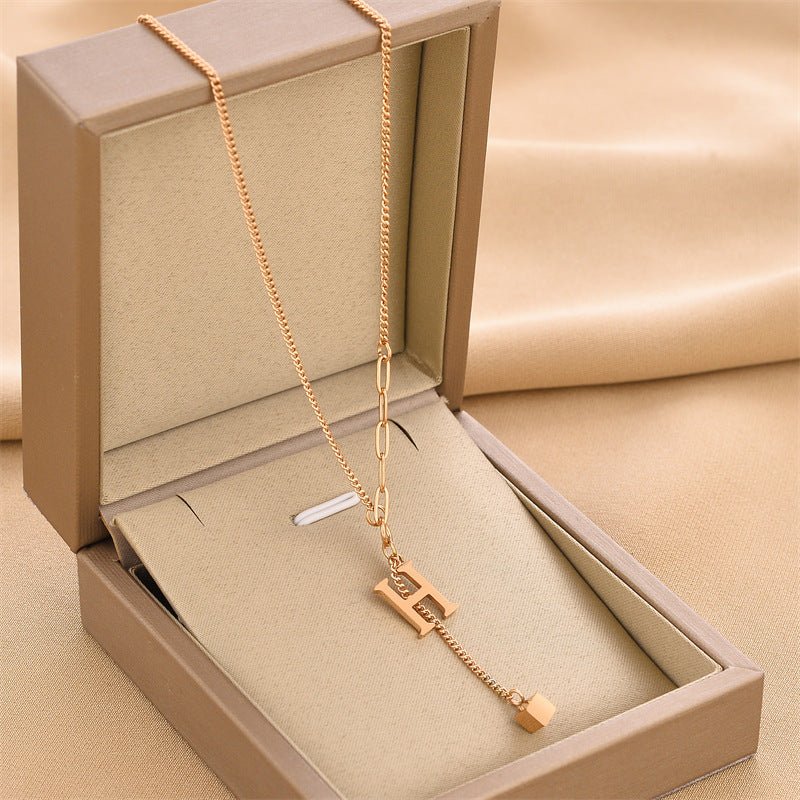 Titanium Steel Necklace Female Fashion Personality - Metamorphosis Creations