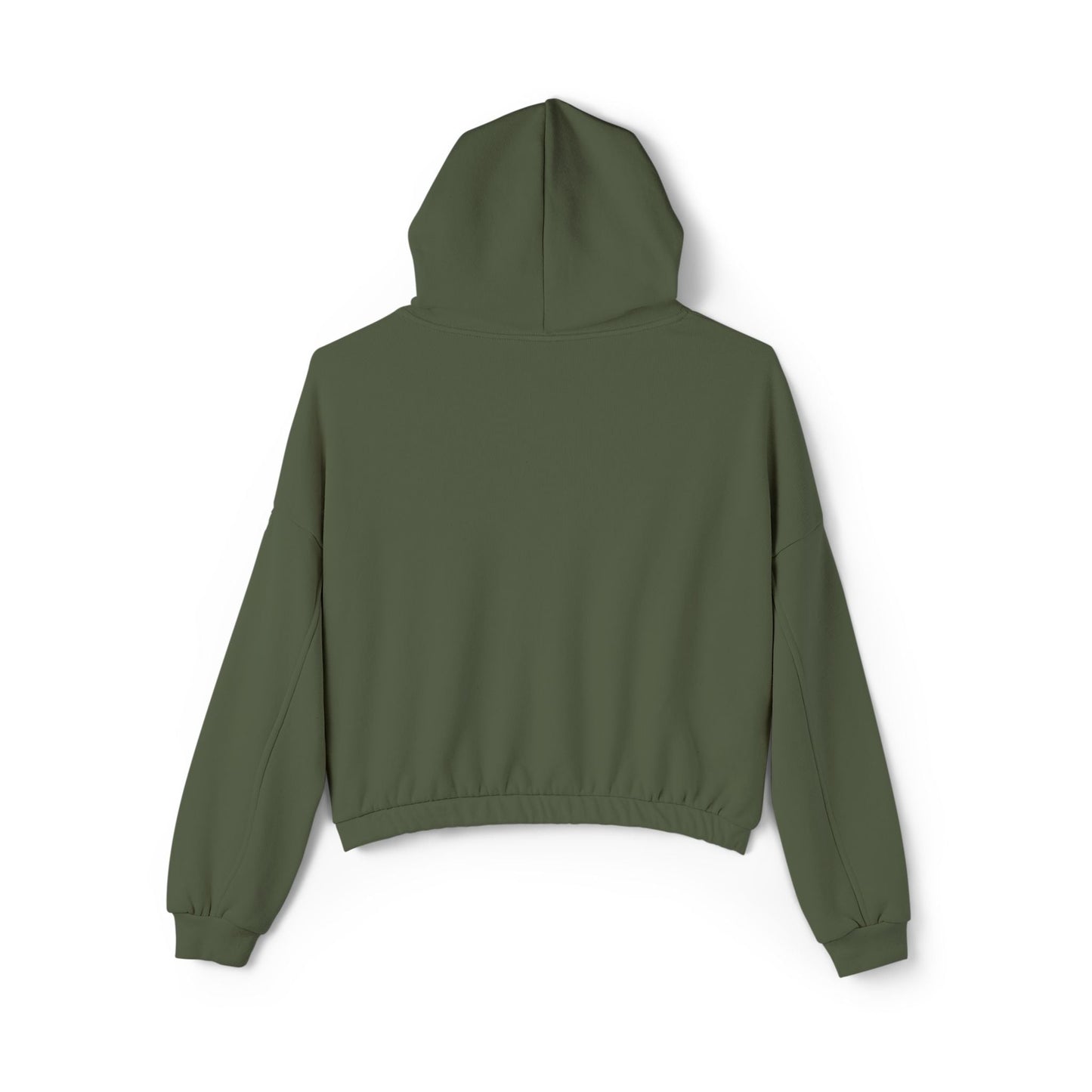 Too Cool to Be Cold” Funny SweaterStylish Women's Cinched Bottom Hoodie with Floral Design, Cozy Hoodie, Casual Fashion, Gift for Her, Everyday Wear - Metamorphosis Creations