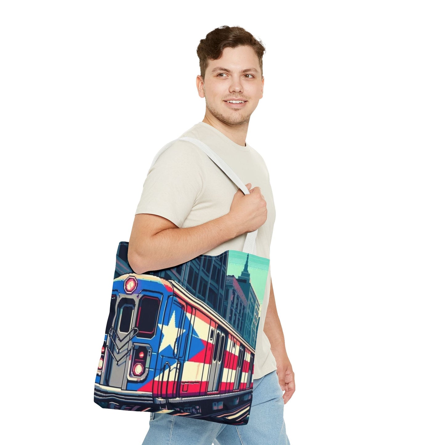 Tropical Love: Tote Bags with Puerto Rican Designs" Durable and Stylish Puerto Rico Tote Bag (AOP) - Metamorphosis Creations