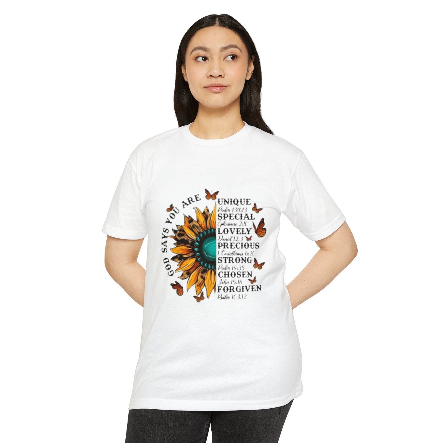 Unique Graphic T-Shirt Designs Unisex CVC Jersey T-shirt - Metamorphosis Creations