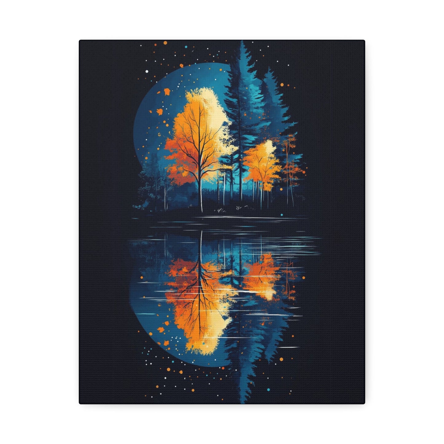 Vibrant Autumn Landscape Canvas Art | Fall Decor | Nature Wall Art | Home Decor | Gift for Nature Lovers - Metamorphosis Creations