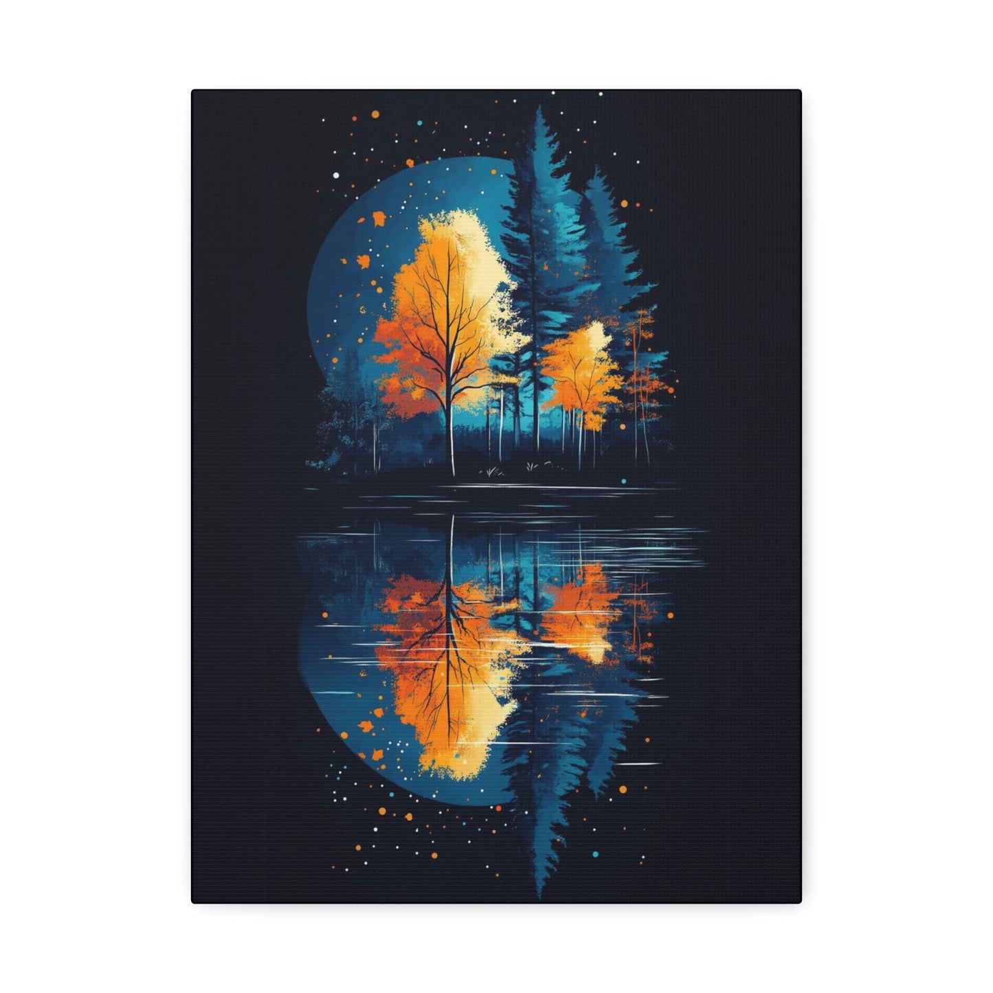 Vibrant Autumn Landscape Canvas Art | Fall Decor | Nature Wall Art | Home Decor | Gift for Nature Lovers - Metamorphosis Creations