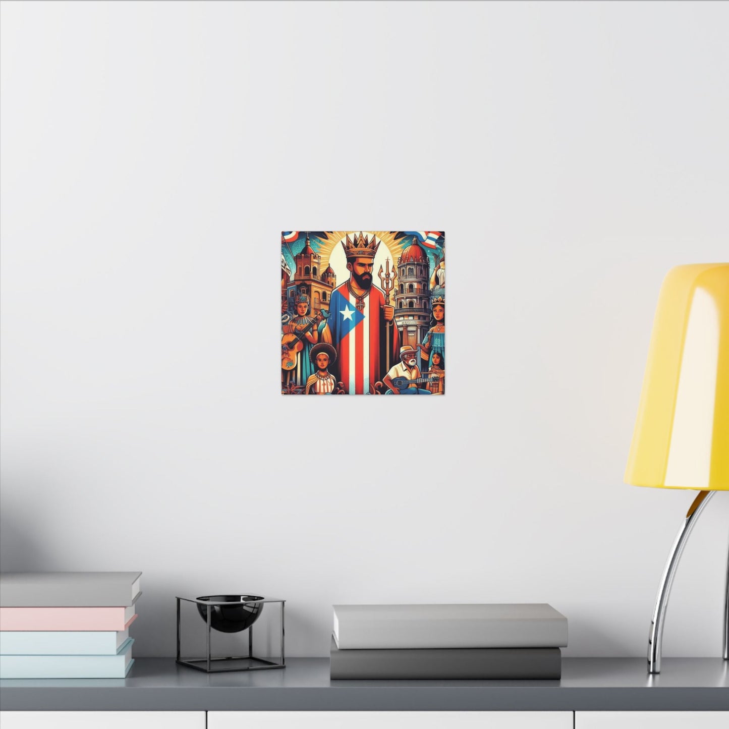 Vibrant Puerto Rican Art Canvas, Cultural Wall Decor, Celebration Decor, Unique Gift, Home Accent, Multi - Size - Metamorphosis Creations