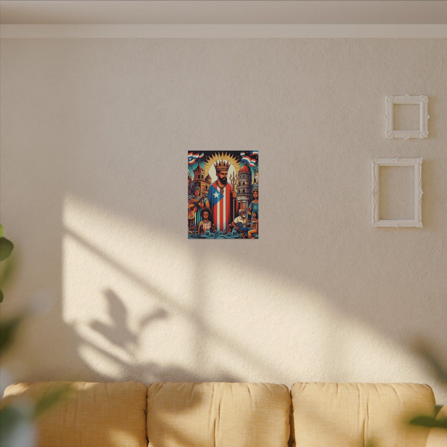 Vibrant Puerto Rican Art Canvas, Cultural Wall Decor, Celebration Decor, Unique Gift, Home Accent, Multi - Size - Metamorphosis Creations