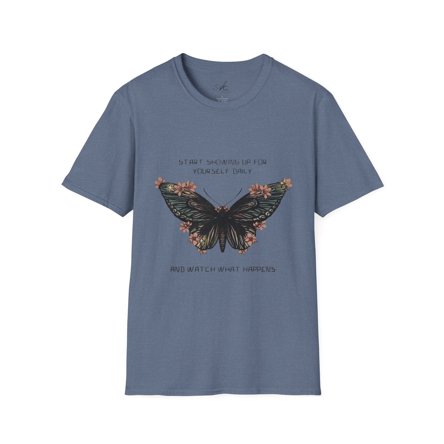 Wear Your Peace. Inspirational Butterfly T-Shirt, Motivational Gift, Unisex Tee, Nature Lover Shirt, Self - Care Apparel, Birthday Gift Idea - Metamorphosis Creations