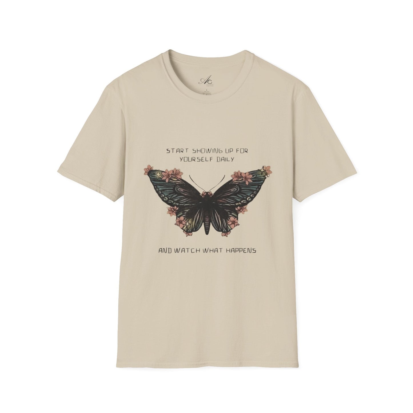 Wear Your Peace. Inspirational Butterfly T-Shirt, Motivational Gift, Unisex Tee, Nature Lover Shirt, Self - Care Apparel, Birthday Gift Idea - Metamorphosis Creations