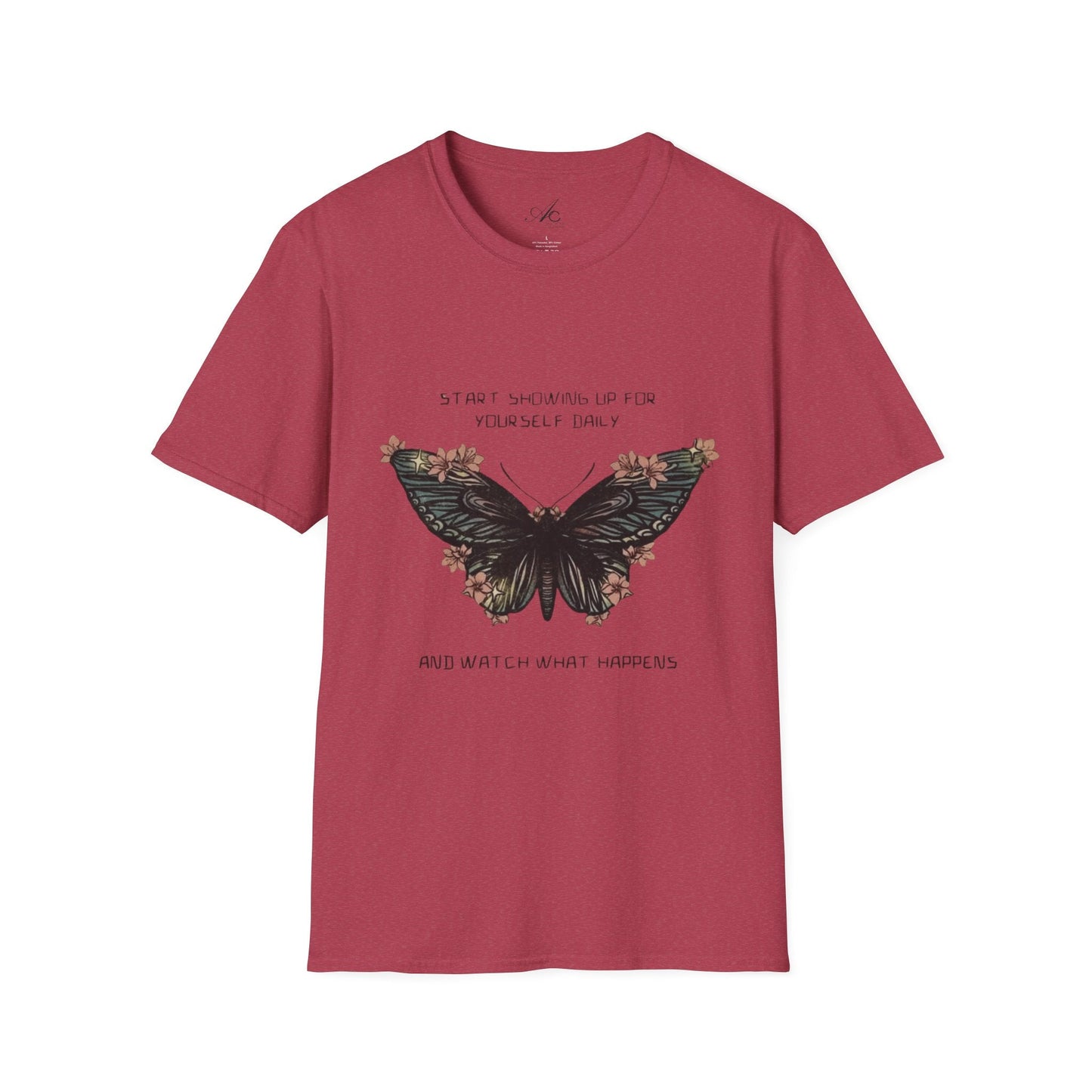 Wear Your Peace. Inspirational Butterfly T-Shirt, Motivational Gift, Unisex Tee, Nature Lover Shirt, Self - Care Apparel, Birthday Gift Idea - Metamorphosis Creations