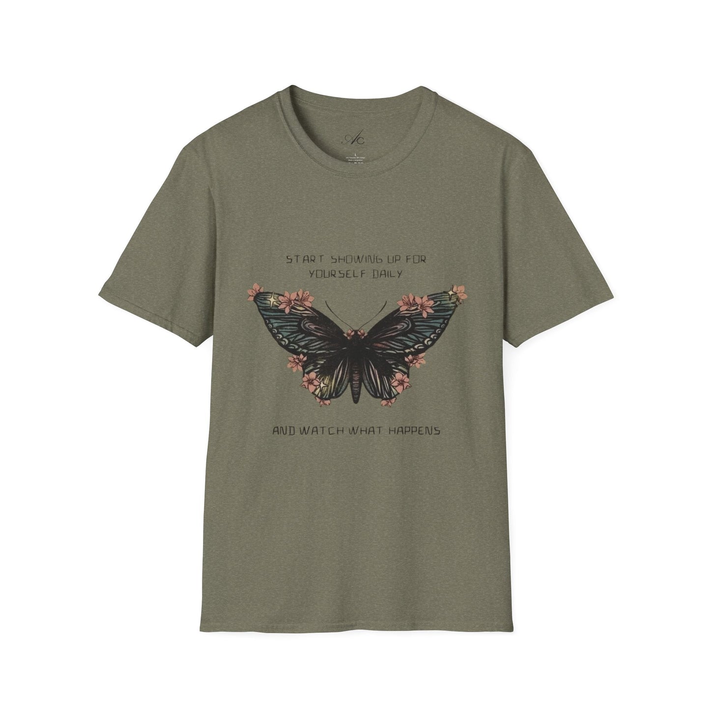 Wear Your Peace. Inspirational Butterfly T-Shirt, Motivational Gift, Unisex Tee, Nature Lover Shirt, Self - Care Apparel, Birthday Gift Idea - Metamorphosis Creations