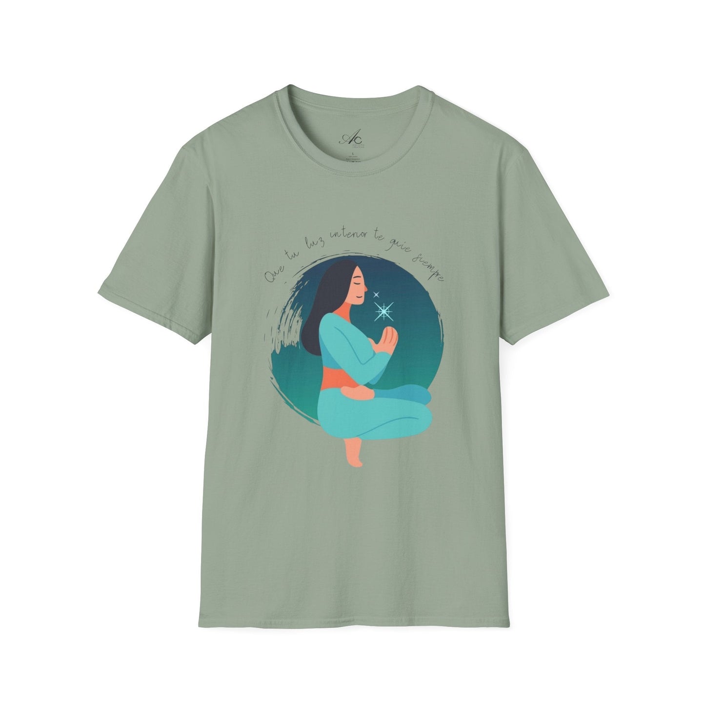 Wear Your Peace. Meditative Goddess T-Shirt, Mindfulness Apparel, Spiritual Gift, Yoga Tee, Relaxation Wear, Inspirational Top - Metamorphosis Creations