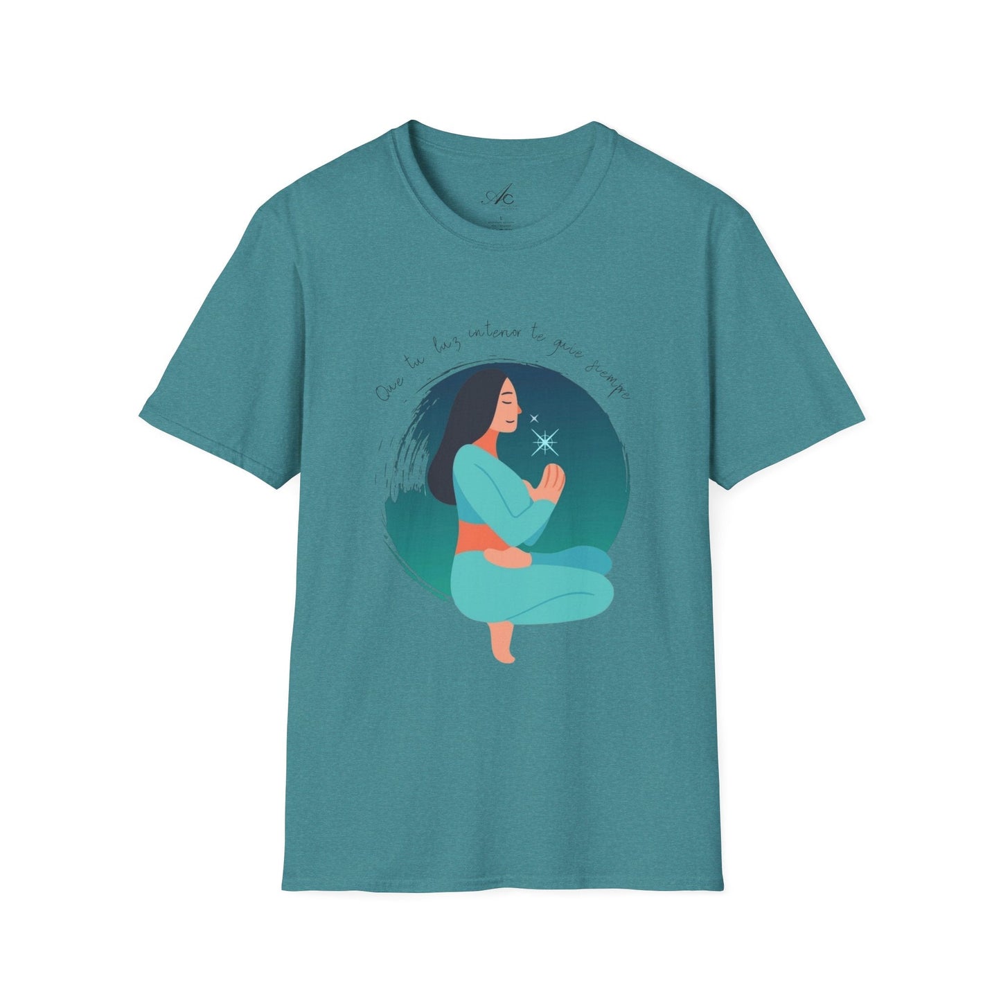 Wear Your Peace. Meditative Goddess T-Shirt, Mindfulness Apparel, Spiritual Gift, Yoga Tee, Relaxation Wear, Inspirational Top - Metamorphosis Creations