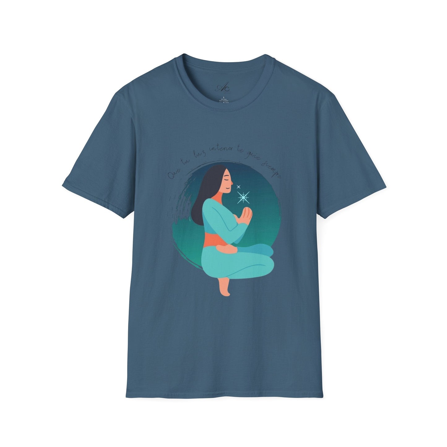 Wear Your Peace. Meditative Goddess T-Shirt, Mindfulness Apparel, Spiritual Gift, Yoga Tee, Relaxation Wear, Inspirational Top - Metamorphosis Creations