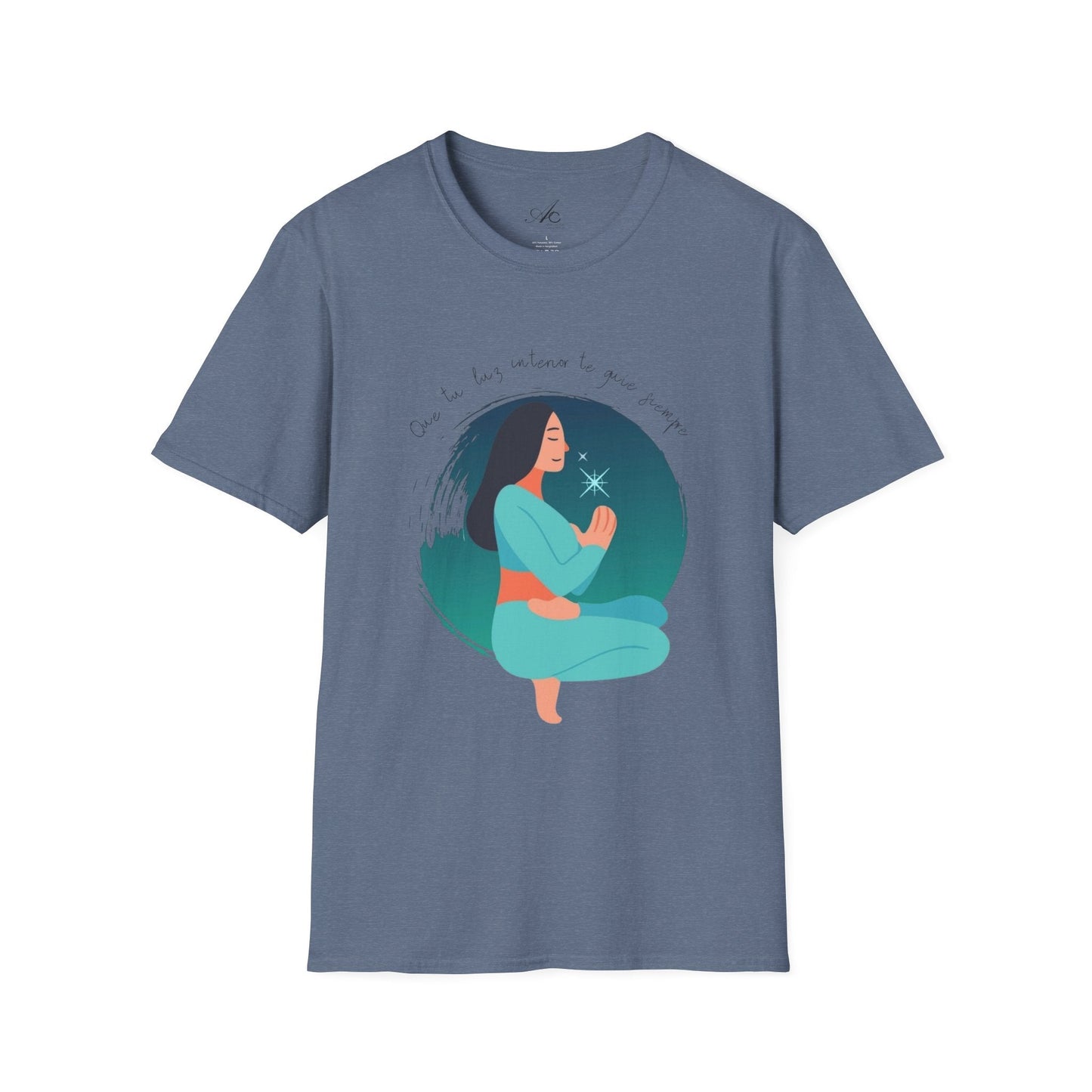 Wear Your Peace. Meditative Goddess T-Shirt, Mindfulness Apparel, Spiritual Gift, Yoga Tee, Relaxation Wear, Inspirational Top - Metamorphosis Creations