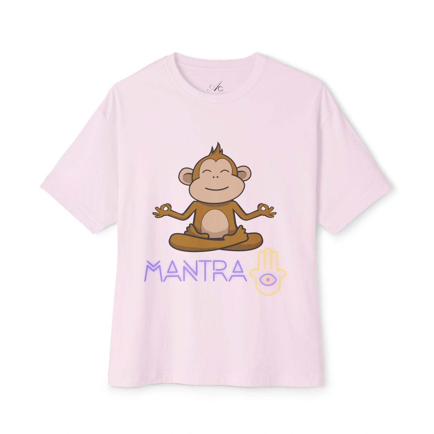 🧘♀️ Wear Your Peace. Mindful Monkey Graphic Tee | Unisex Boxy T-Shirt for Yoga Lovers, Gifts for Him/Her, Relaxation Apparel, Meditative Wear, Casual Streetwear - Metamorphosis Creations