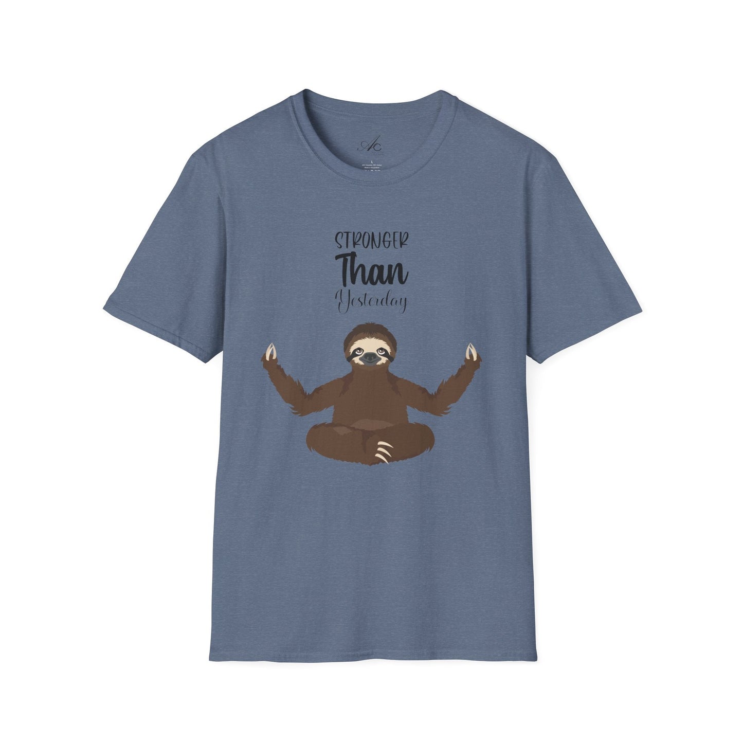 🧘♀️ Wear Your Peace. - Unisex Softstyle Tee, Funny Gift for Lazy Days, Quirky Casual Wear, Perfect for Birthdays, Relaxation Vibes - Metamorphosis Creations