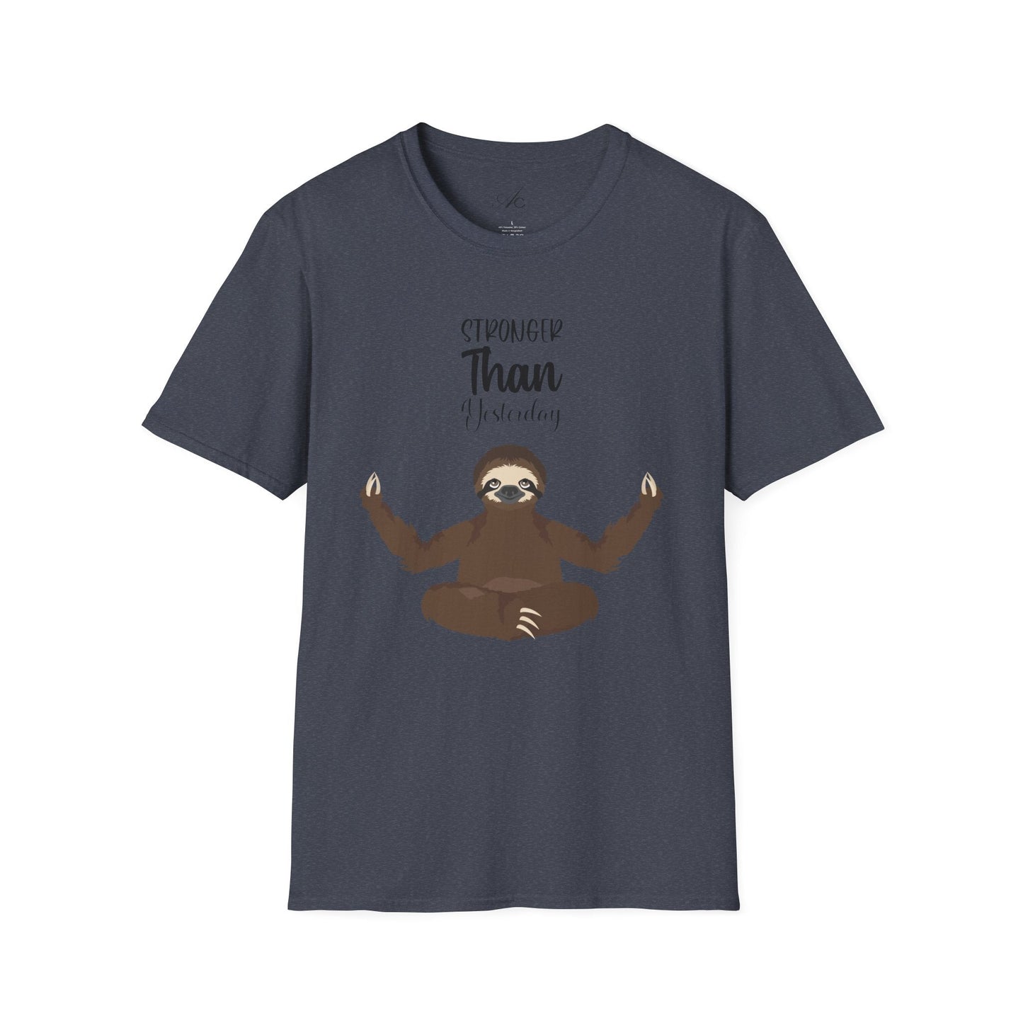 🧘♀️ Wear Your Peace. - Unisex Softstyle Tee, Funny Gift for Lazy Days, Quirky Casual Wear, Perfect for Birthdays, Relaxation Vibes - Metamorphosis Creations