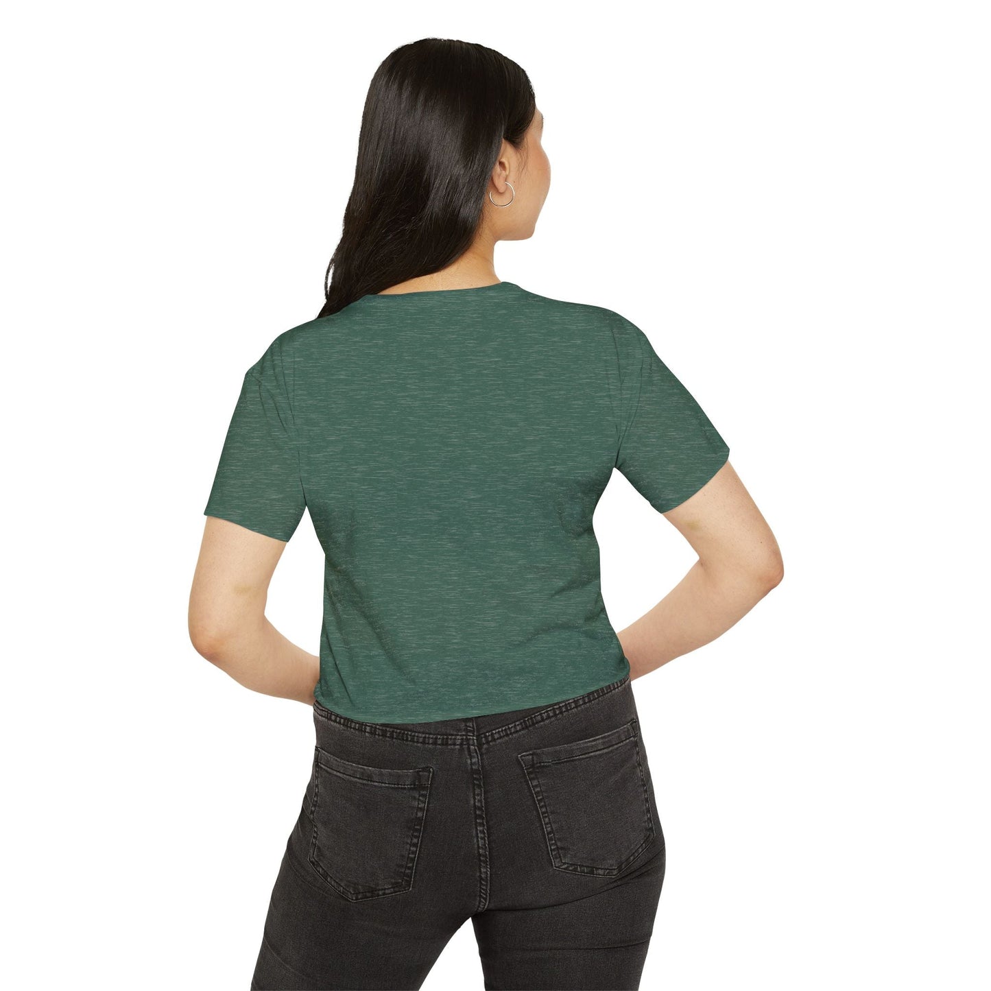 🧘♀️ Wear Your Peace. Women's Festival Crop Top, Boho Chic Summer Top, Loose Festival Shirt, Inspirational Quote Tee, Eco - Friendly Crop Tee - Metamorphosis Creations