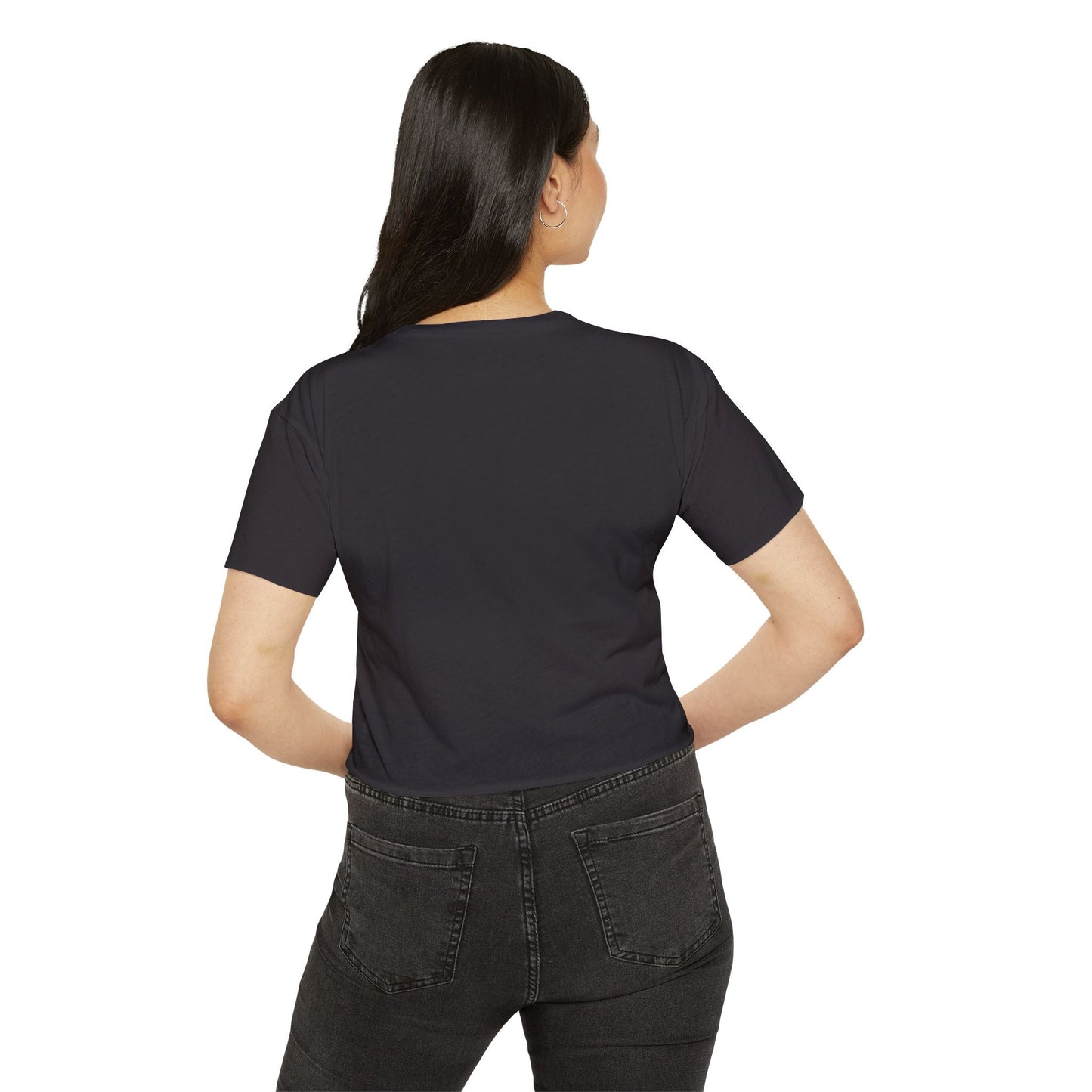 🧘♀️ Wear Your Peace. Women's Festival Crop Top, Boho Chic Summer Top, Loose Festival Shirt, Inspirational Quote Tee, Eco - Friendly Crop Tee - Metamorphosis Creations
