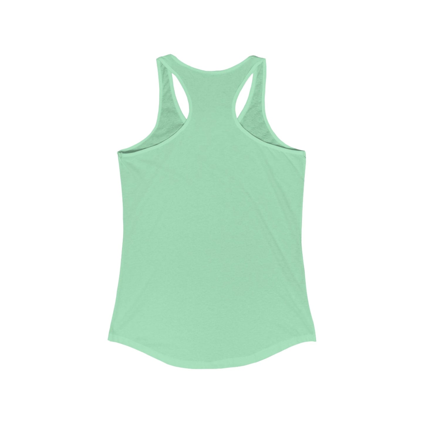 Women's Ideal Racerback Tank with Trendy Illustration, Ideal for Summer, Fitness, Casual Wear, Gifts, Everyday Style - Metamorphosis Creations