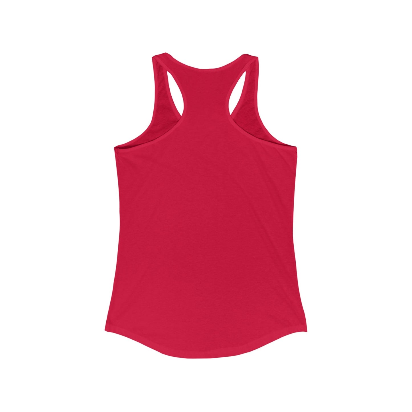 Women's Ideal Racerback Tank with Trendy Illustration, Ideal for Summer, Fitness, Casual Wear, Gifts, Everyday Style - Metamorphosis Creations