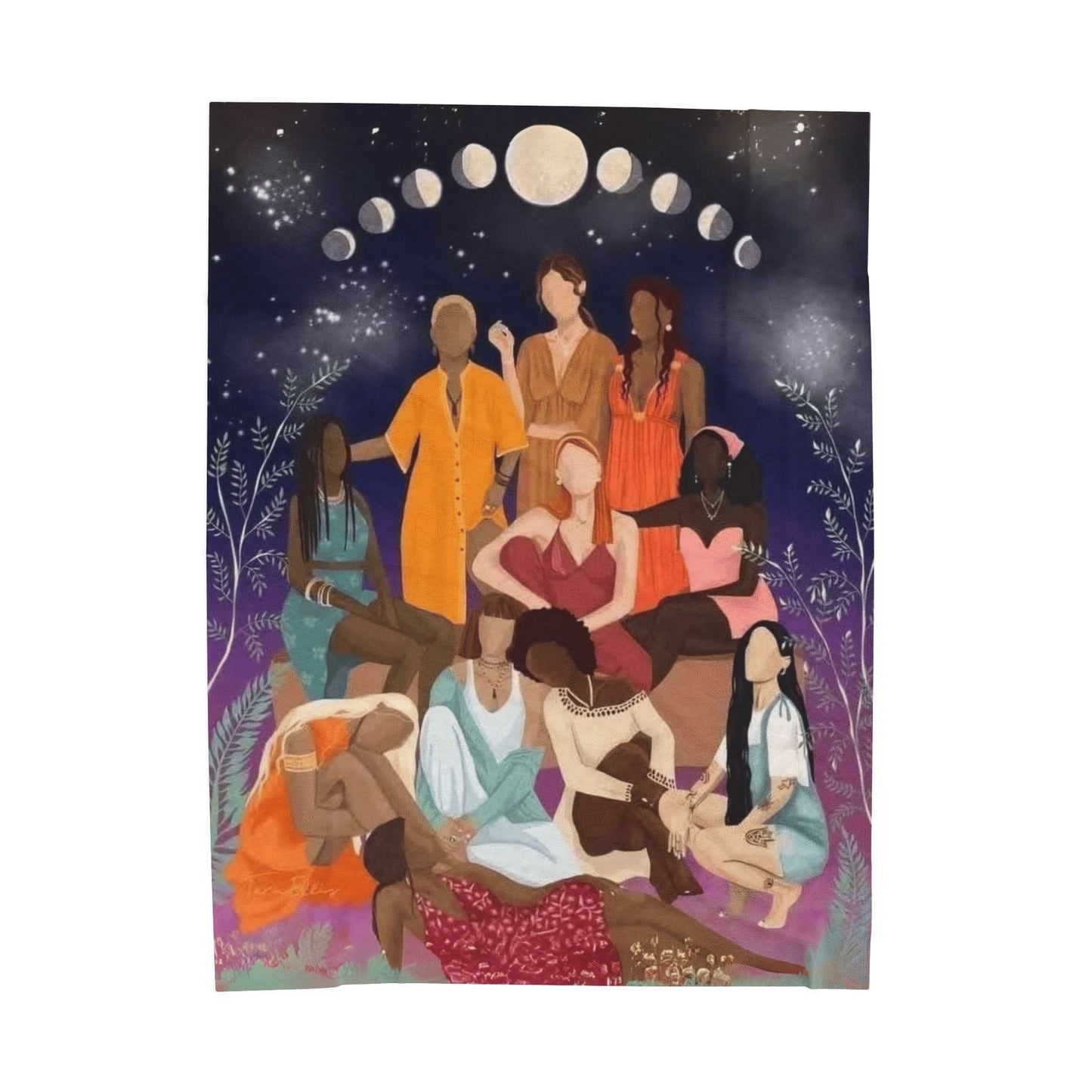 Wrap Your Soul in Comfort – Boho Velveteen Plush Blanket with Ethnic Art, Cozy Throw for Adults, Gift for Friends, Home Decor Essential - Metamorphosis Creations