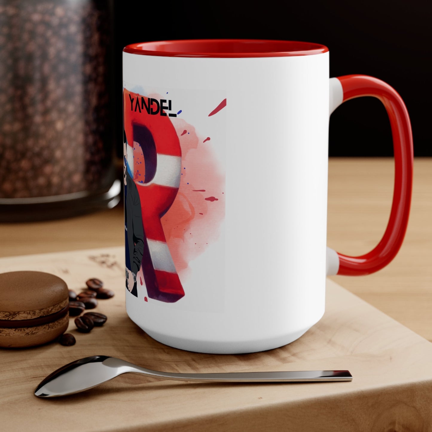 Yandel Puerto Rican Accent Mug - Perfect for Coffee Lovers, Gifts for Festivals, Artistic Drinkware, Home Decor, Enjoy Your Brew! - Metamorphosis Creations