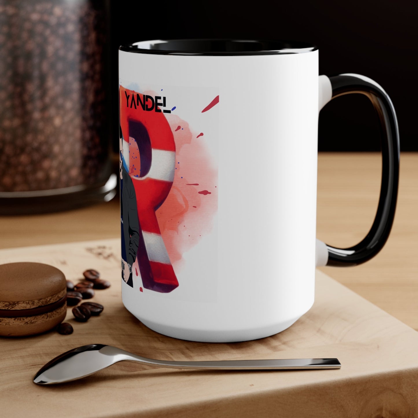Yandel Puerto Rican Accent Mug - Perfect for Coffee Lovers, Gifts for Festivals, Artistic Drinkware, Home Decor, Enjoy Your Brew! - Metamorphosis Creations