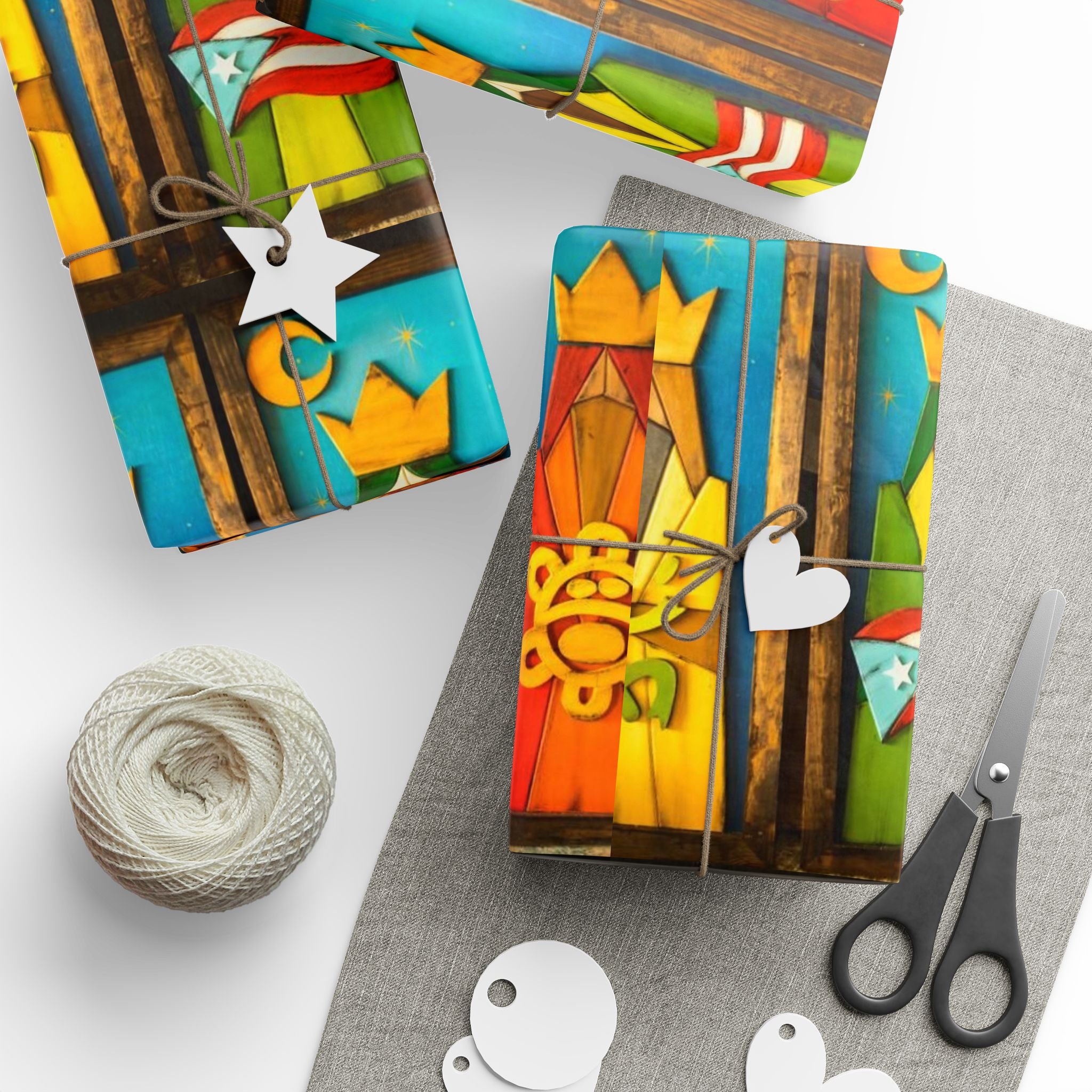 Navidad en Puerto Rico Wrapping Paper – Festive Boricua Holiday Gift Wrap 🇵🇷🎄
