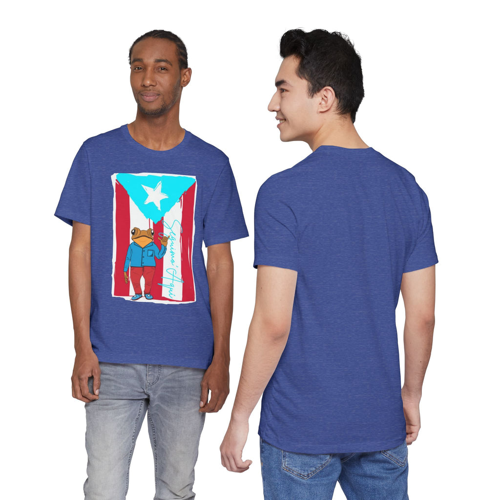 Puerto Rican Coqui Flag T‑Shirt  Boricua Pride Tee