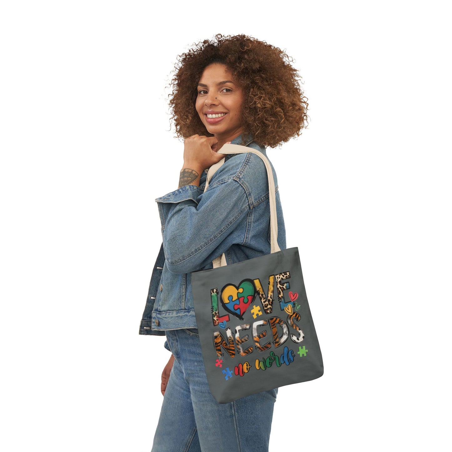 Colorful Love Needs Tote Bag