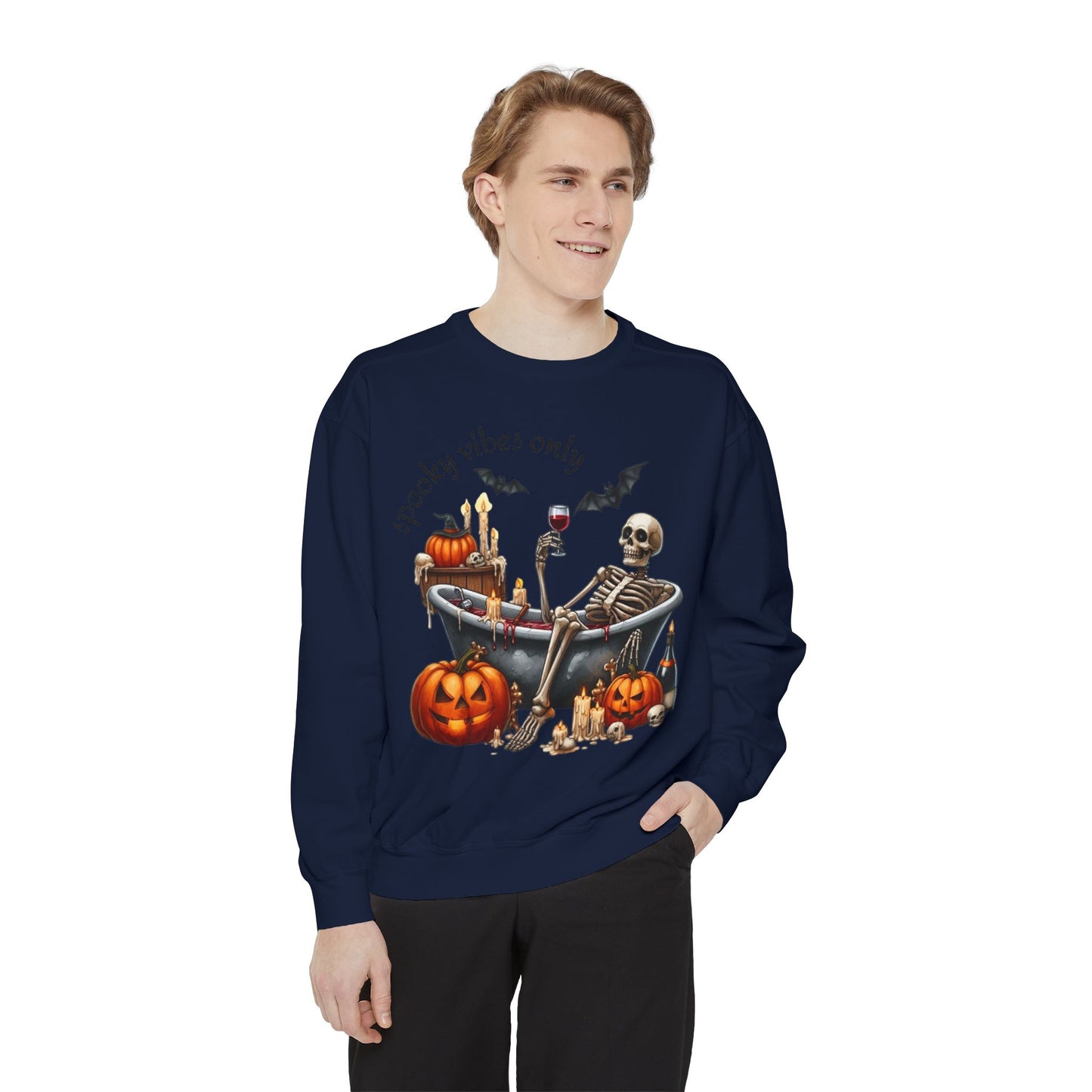 Spooky Vibes Only Sweatshirt, Halloween Sweatshirt, Unisex Fall Apparel, Cozy Trick or Treat Sweatshirt, Comfortable Halloween Gift, [...]