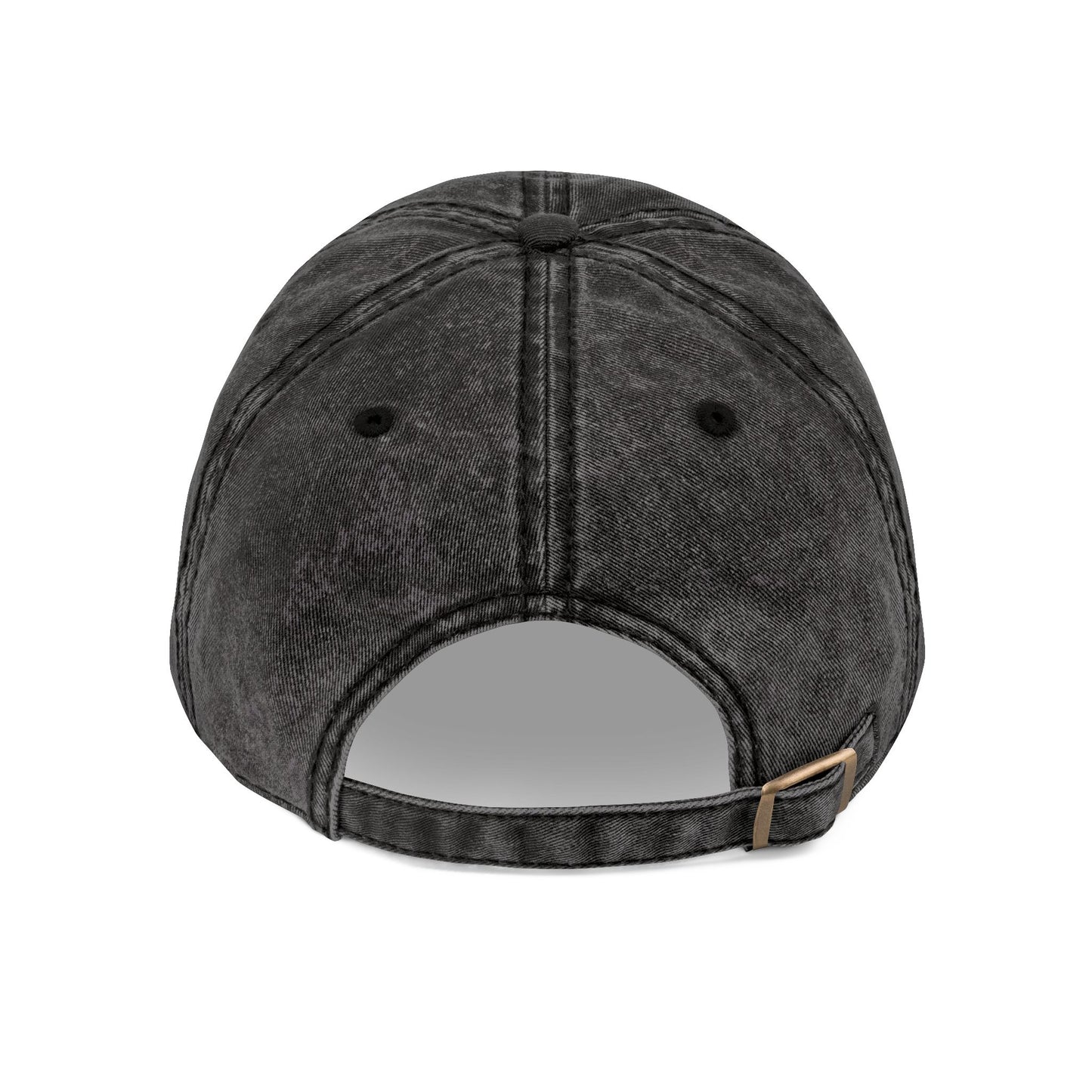Vintage Embroidered Dad Cap – Unisex Cotton Hat with Distressed Look, Adjustable Fit, Classic Everyday Style