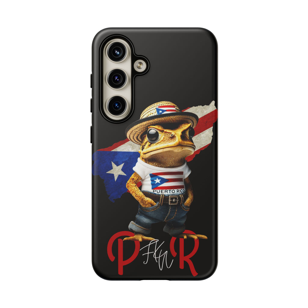 Puerto Rican Frog Tough Phone Case  Puerto Rico Flag Patriotic Protective Case