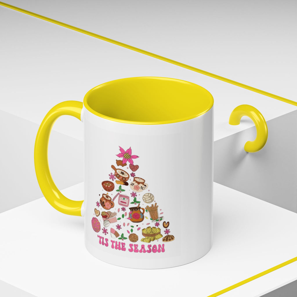 Coffee Mug - 'Tis the Season' Holiday Cookie Tree Accent Mug (11/15oz)