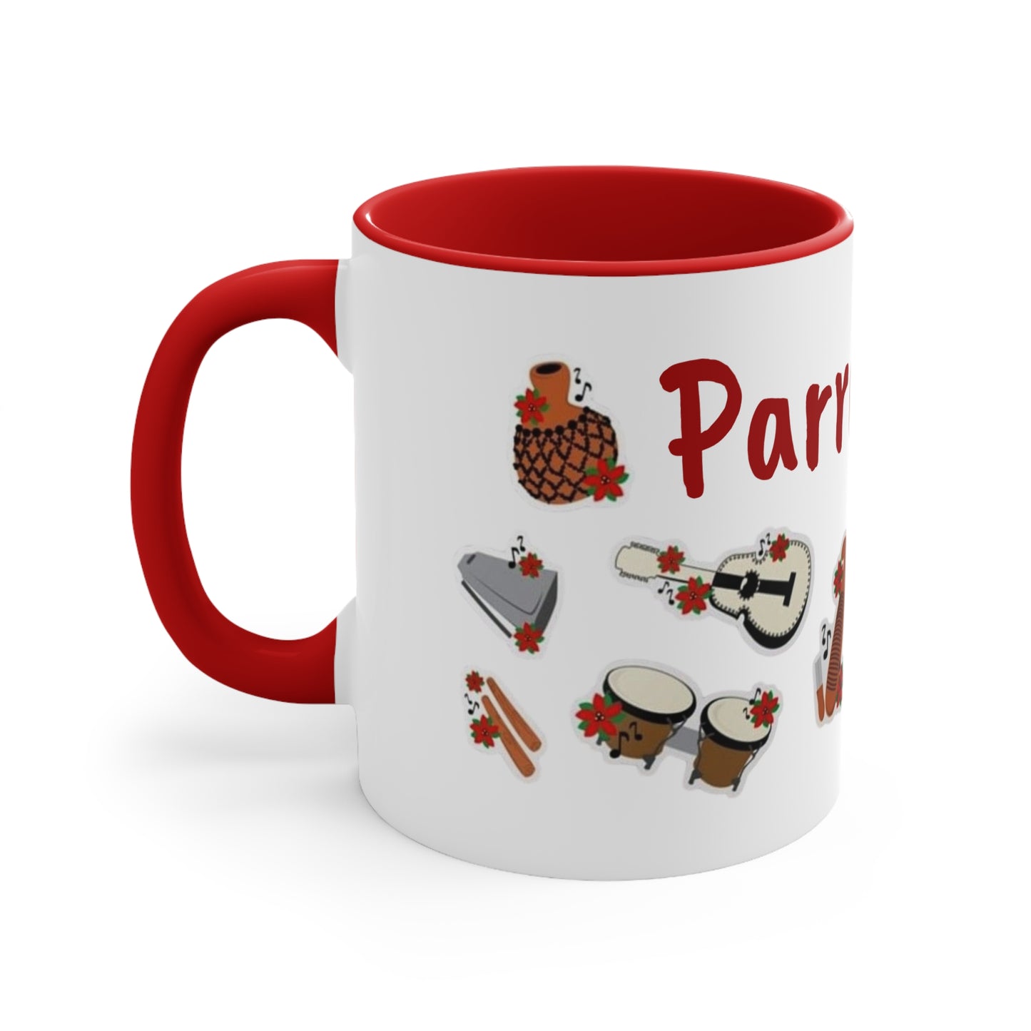 Puerto Rico  Festive Parranda Accent Mug - Perfect for Holiday Cheer
