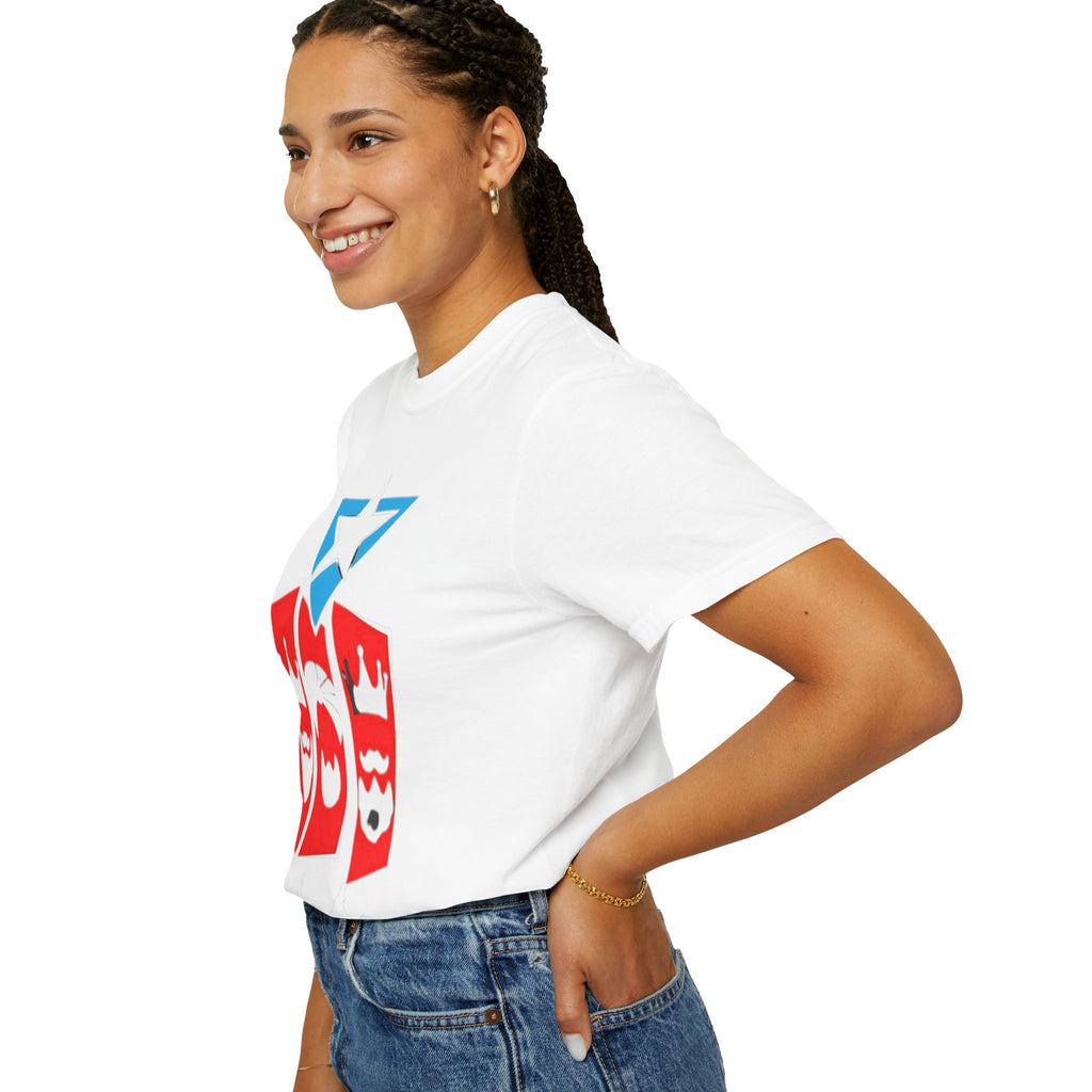 The Three Kings T-Shirt — Puerto Rican Three Kings Graphic Tee (Star & Crown Silhouettes)