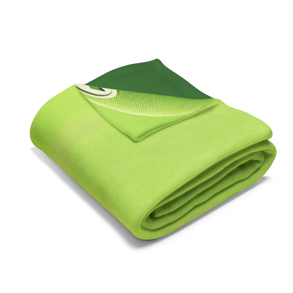 Luigi Peek Fleece Blanket – Green Video Game Character Throw